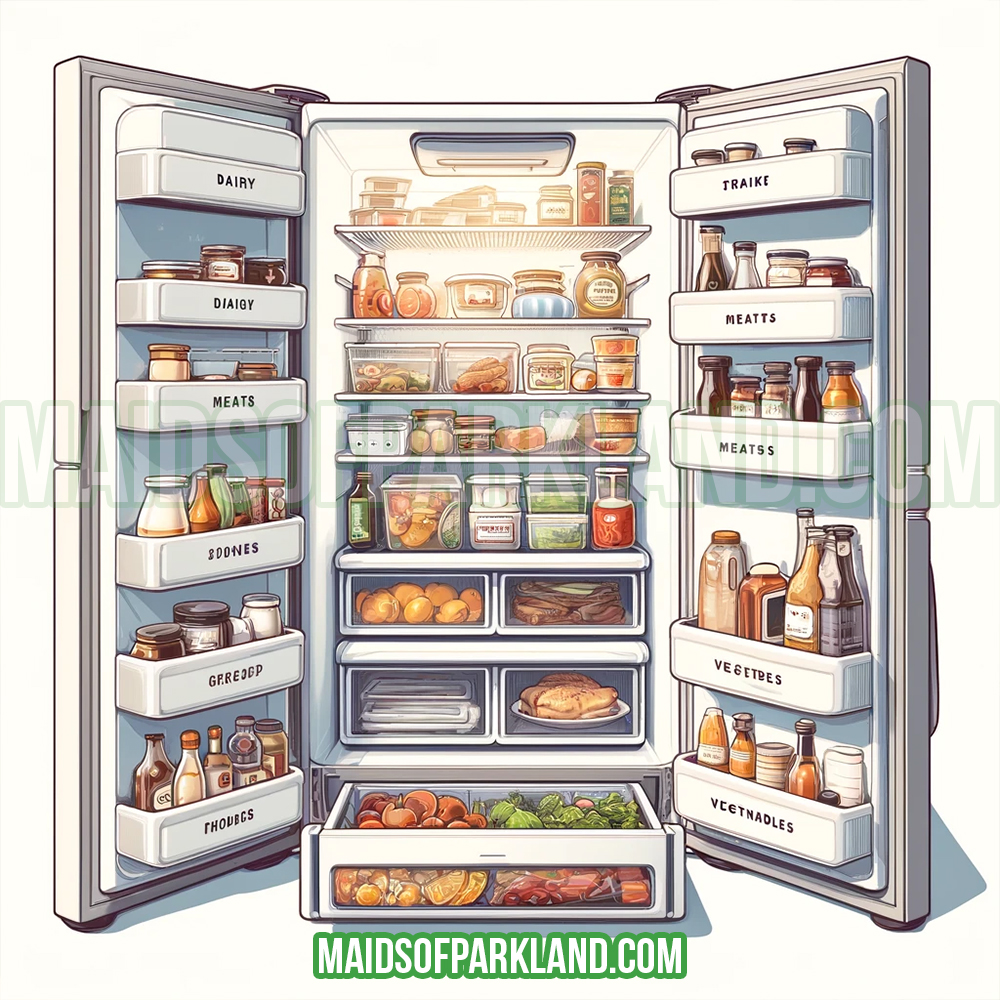 Time-Saving Cleaning Hacks Infographic clean and organized refrigerator - Maintaining a Clean and Organized Refrigerator - The Secret to Maintaining a Clean and Organized Refrigerator